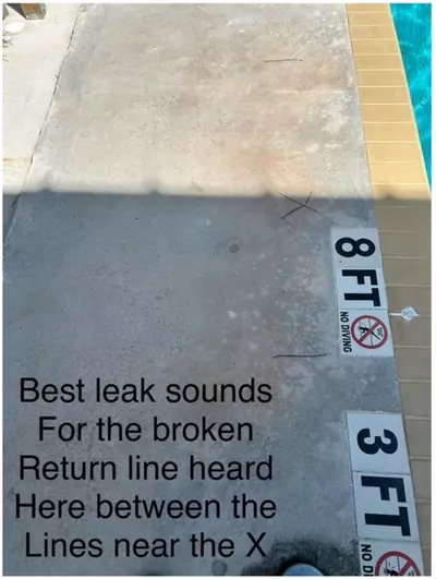 Pool Leak Detection job in Key Biscayne